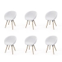 Krzesło KR-502 Ruby Kolory Tkanina Abriamo 05 Boucle Design Italia 2025-2030